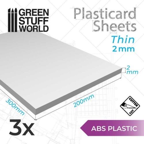 Plasticard Sheet 2mm